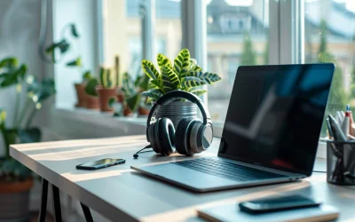 Sélection d’objets publicitaires pour le télétravail